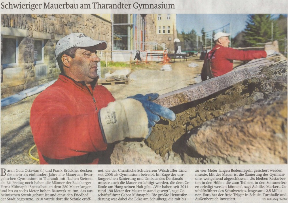 Ein rumänischer Fachmann bei der Arbeit