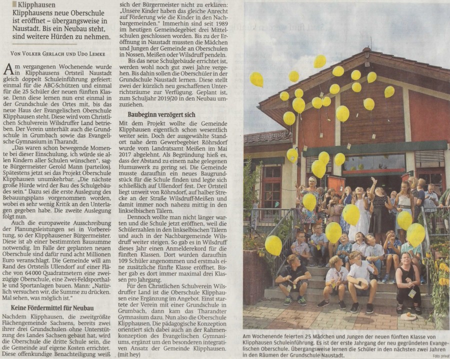 Schuleröffnung